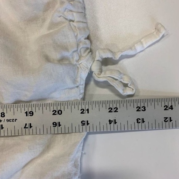 Everlane 100% linen drawstring top - Picture 8 of 11